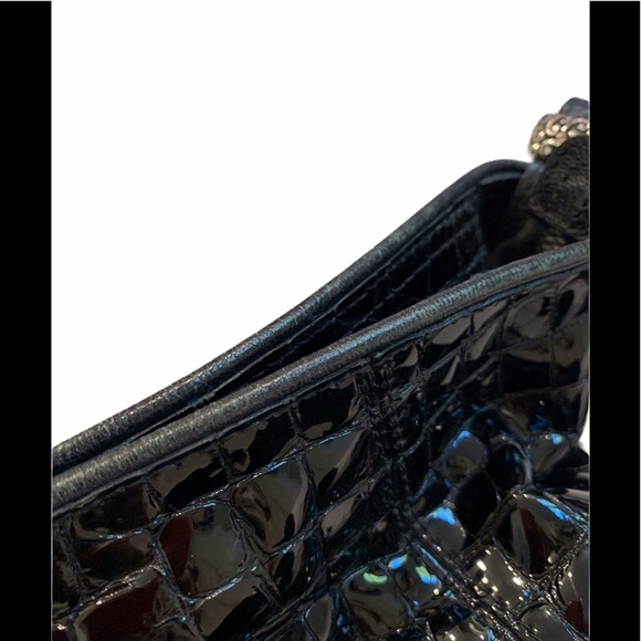 Brighton Leather Reptile Shoulder Bag incl matching Organizer Wallet - Picture 9 of 13